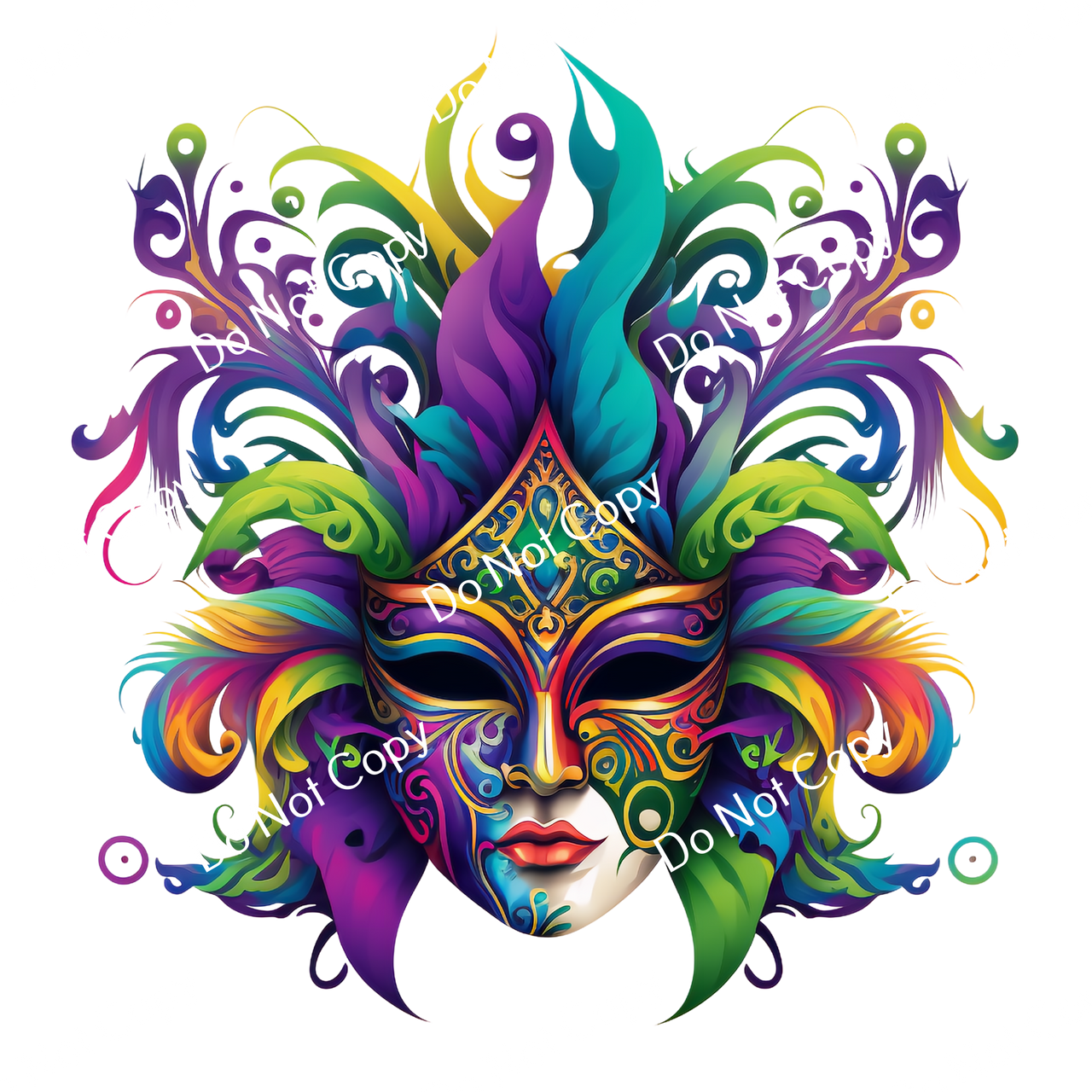 ColorSplash Ultra | Mardi Gras Mask CF 9