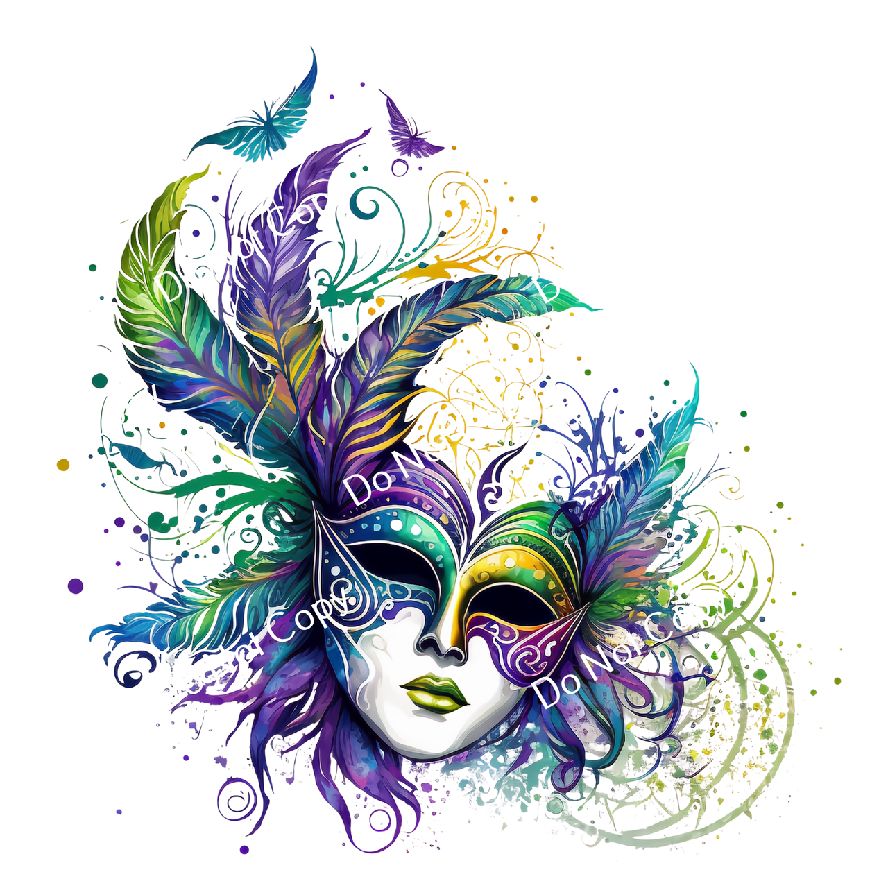 ColorSplash Ultra | Mardi Gras Mask CF 4