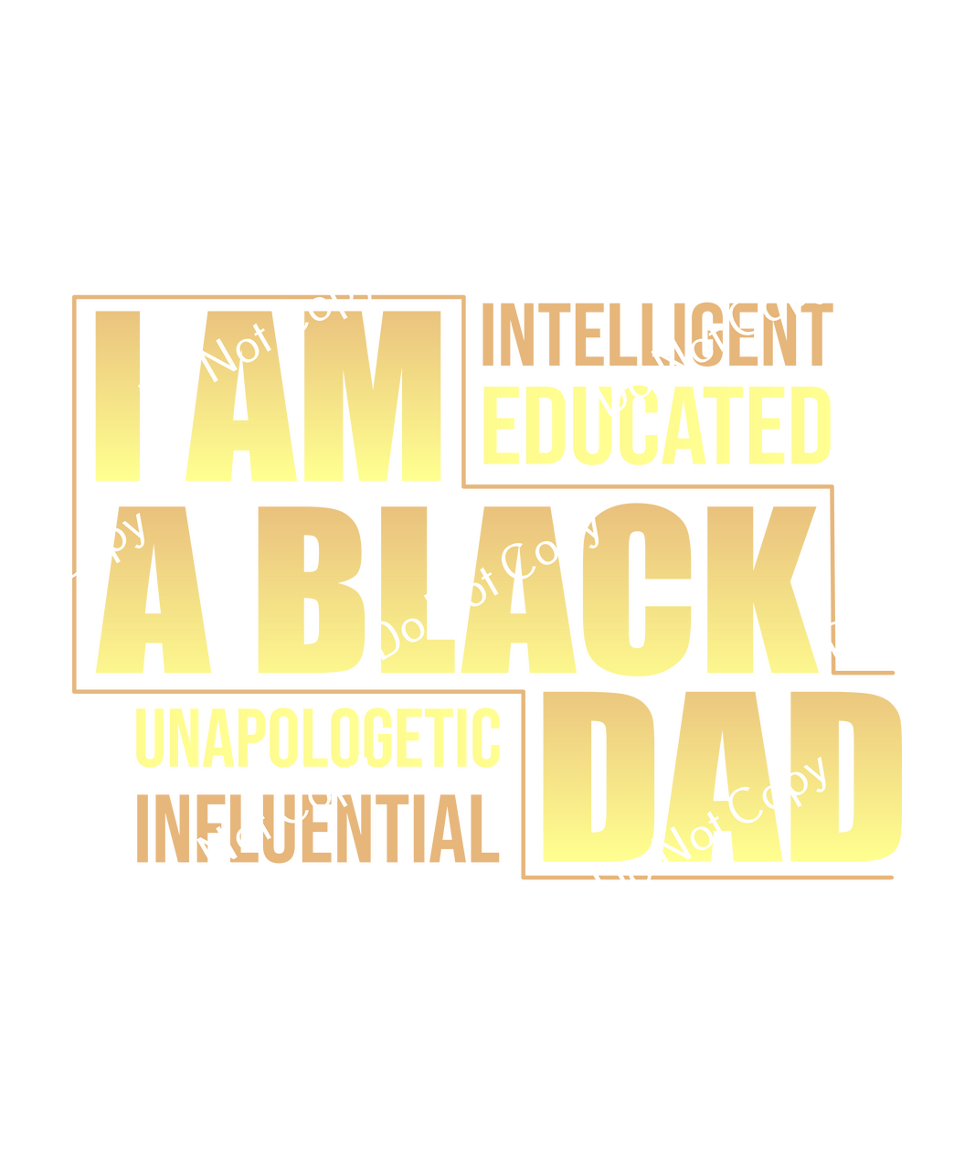 ColorSplash Ultra | I Am A Black Dad CF