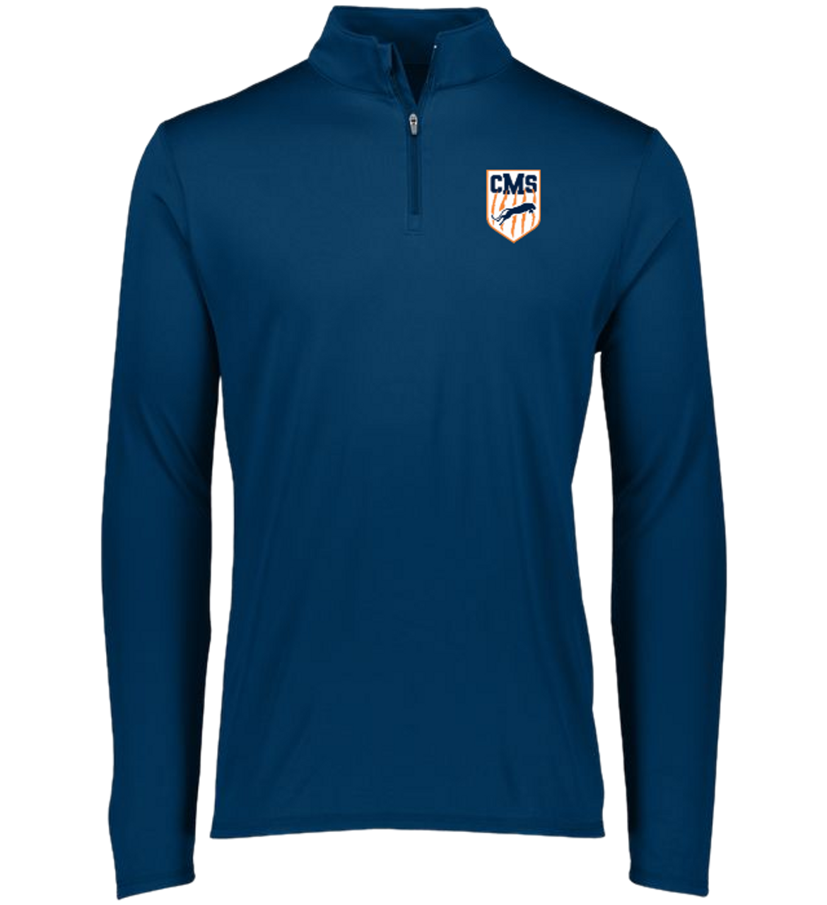 Cope Middle School | Cope Middle School Crest Navy 3/4 Zip Pullover