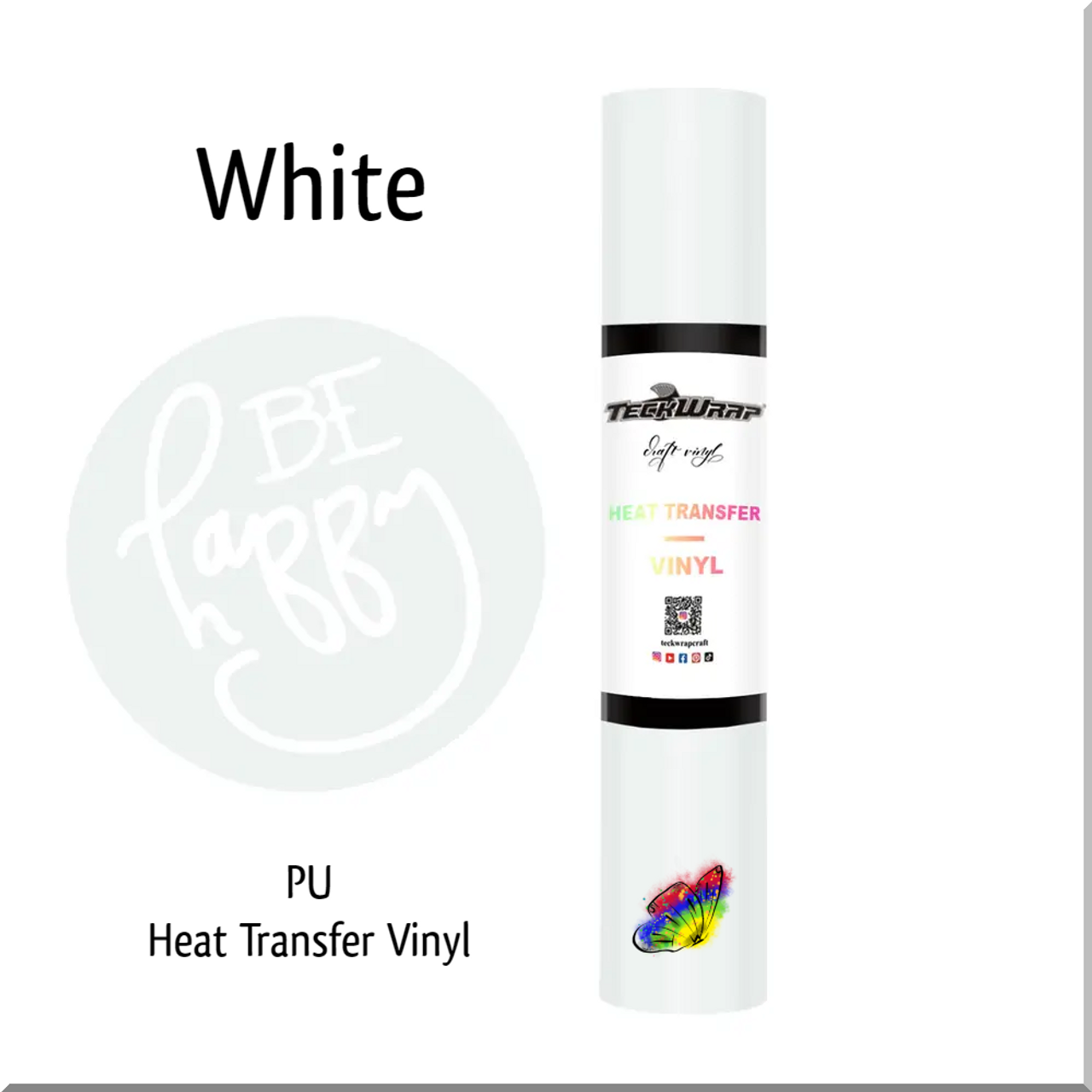 Teckwrap PU Heat Transfer Vinyl | White