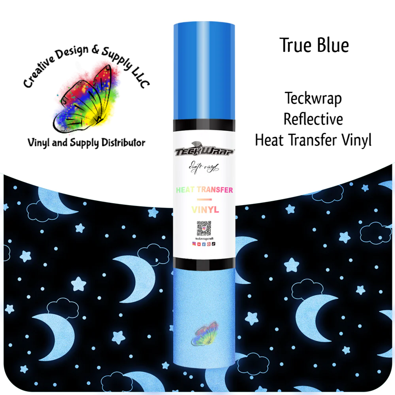 Teckwrap Reflective HTV | True Blue