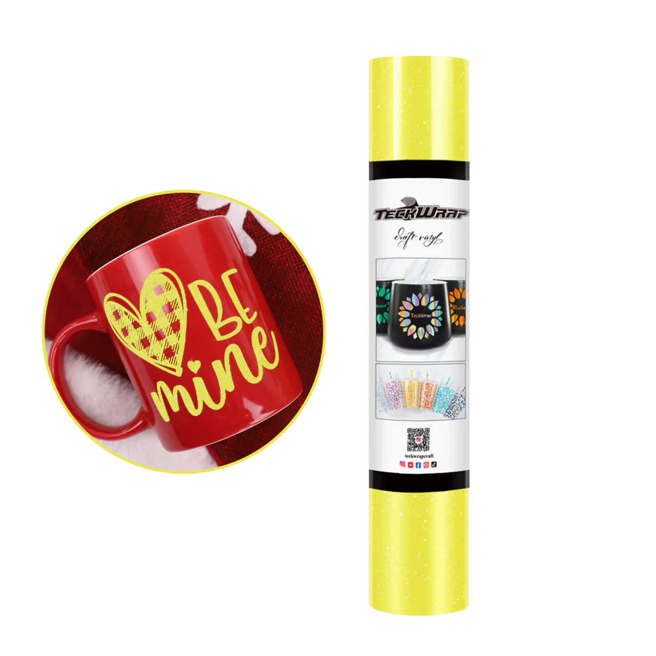 Teckwrap Shimmer Adhesive Vinyl | Yellow