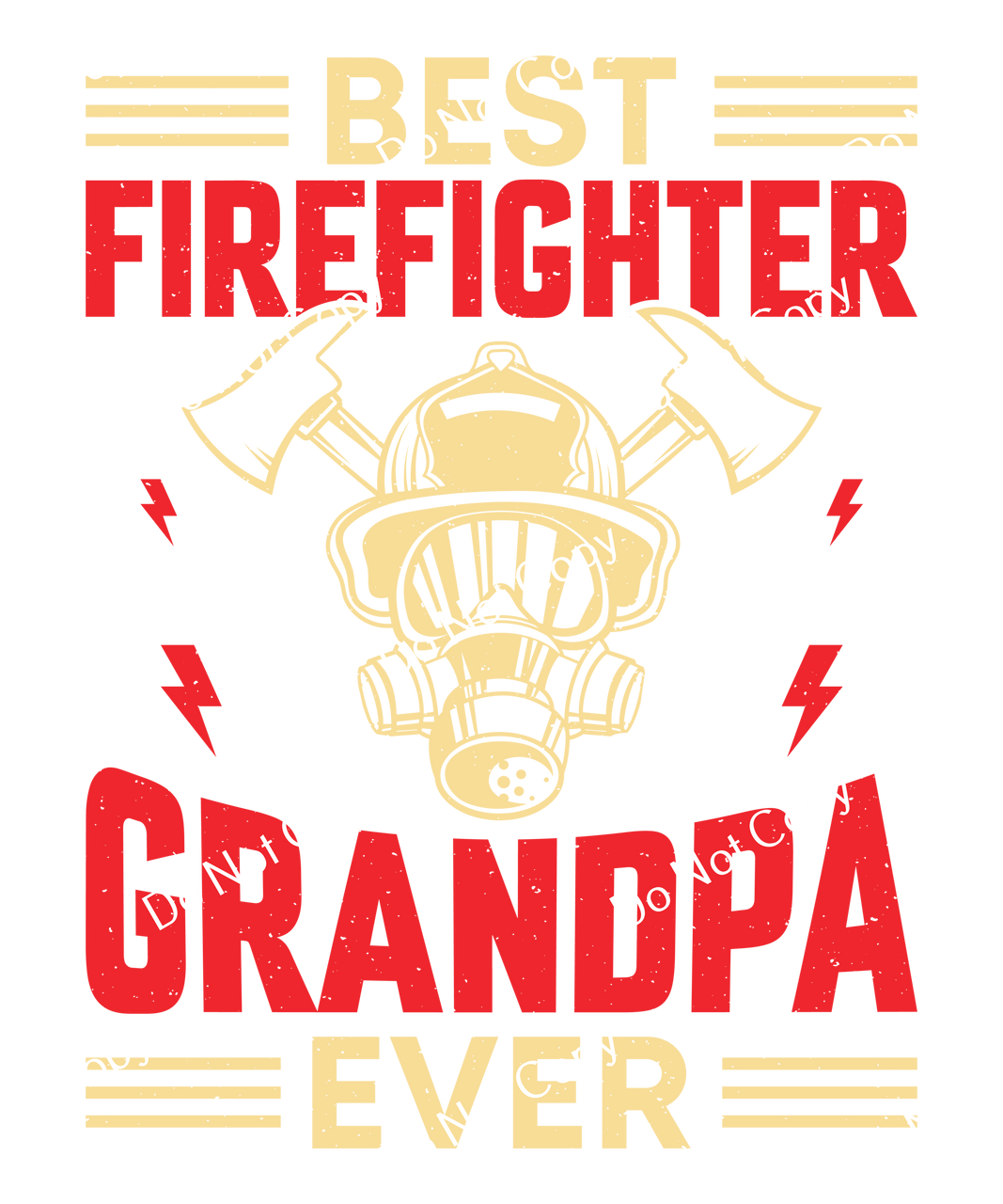 ColorSplash Ultra | Best Firefighter Grandpa Ever CF