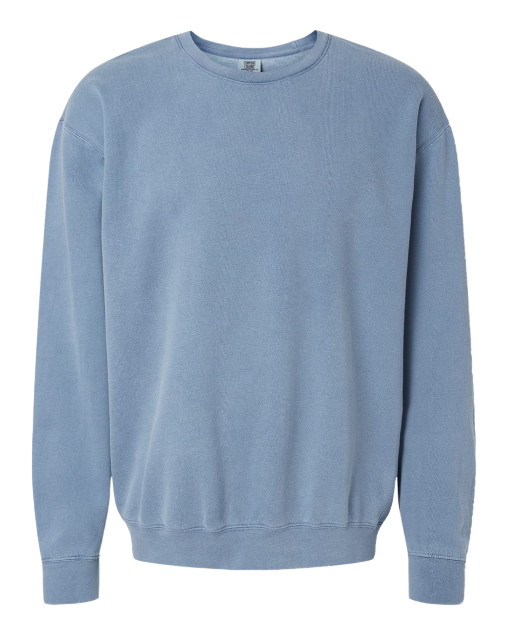 Comfort Colors 1466 Garment Dyed Lightweight Fleece Crewneck | Blue Jean