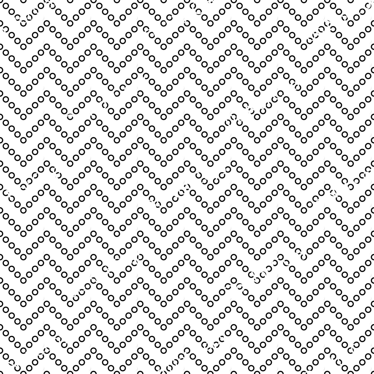 CDS Printed Pattern Vinyl | Black and White Chevron 20