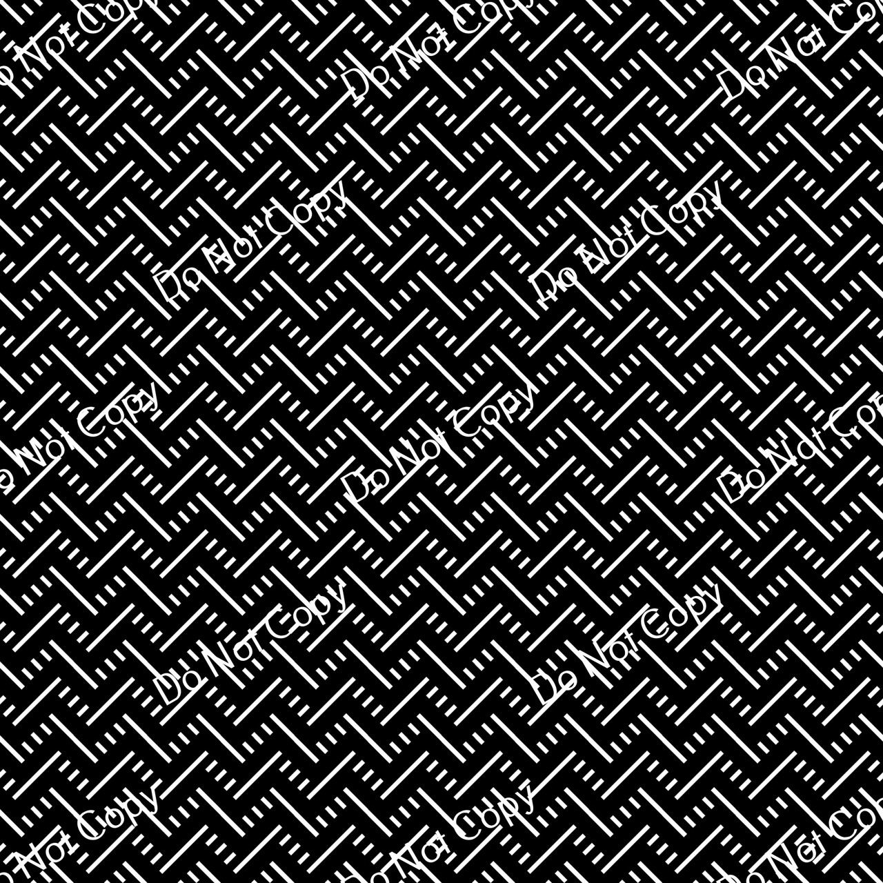 CDS Printed Pattern Vinyl | Black and White Chevron 18