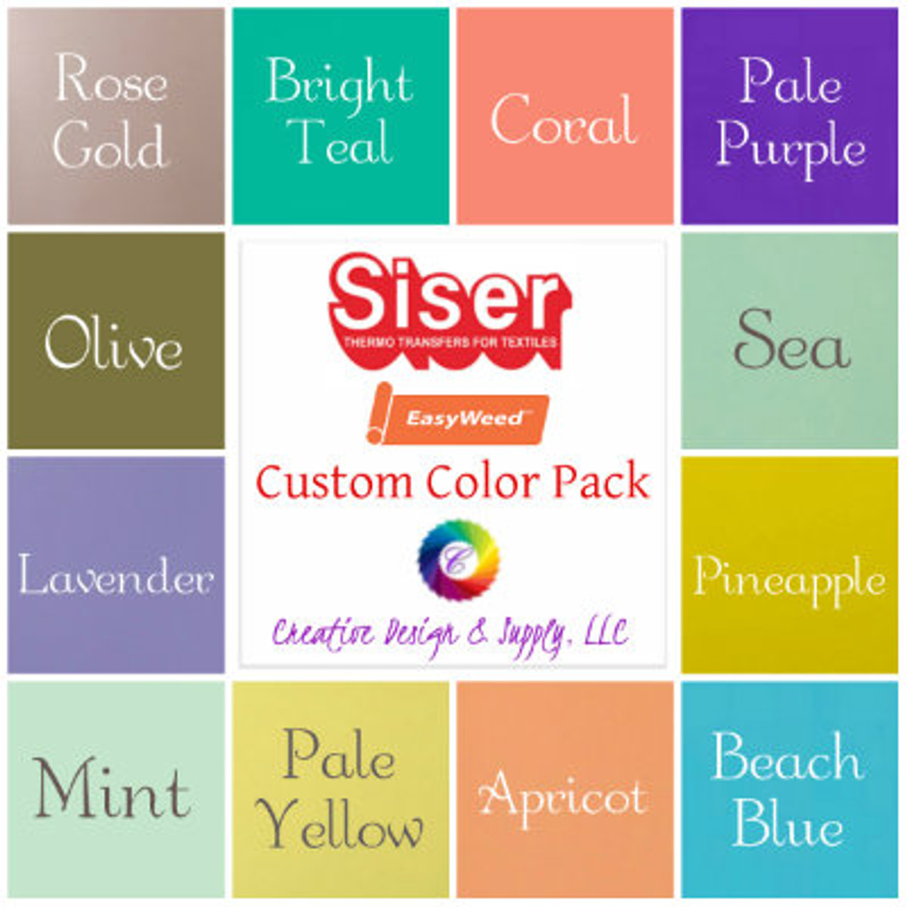 Siser Custom Color Pack