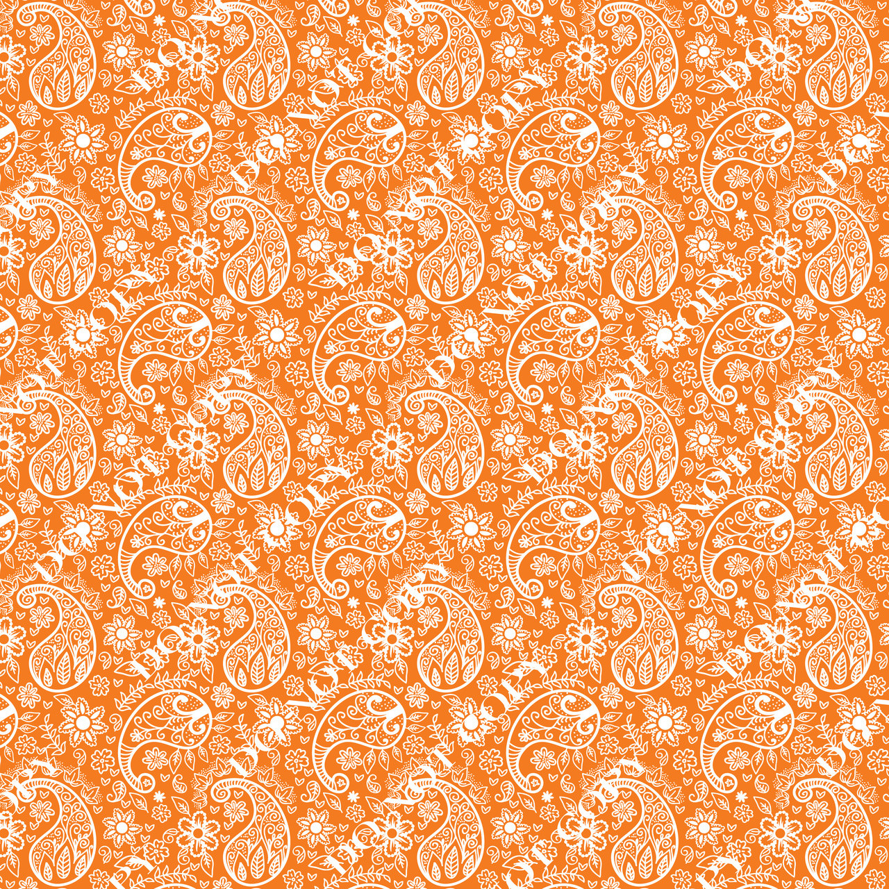 『TEN PAISLEY S/S ORANGE S』 OrangePaisley-5__08084.
