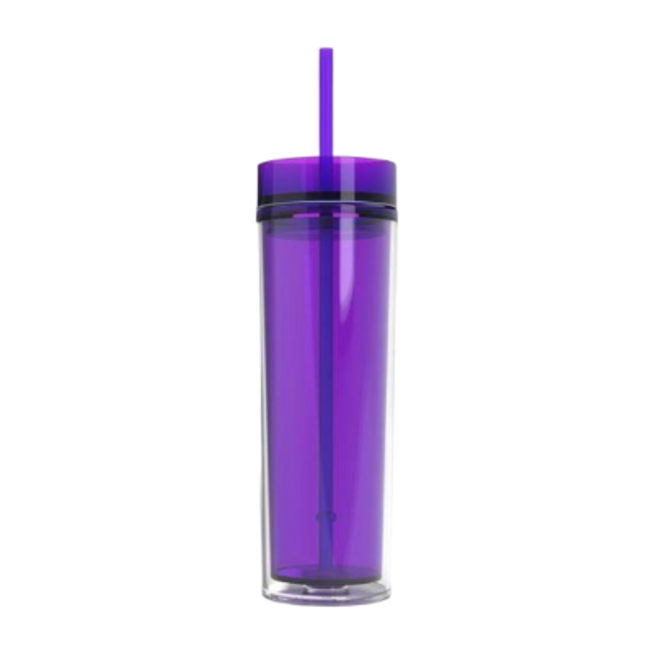 Acrylic Skinny Tumbler | Purple