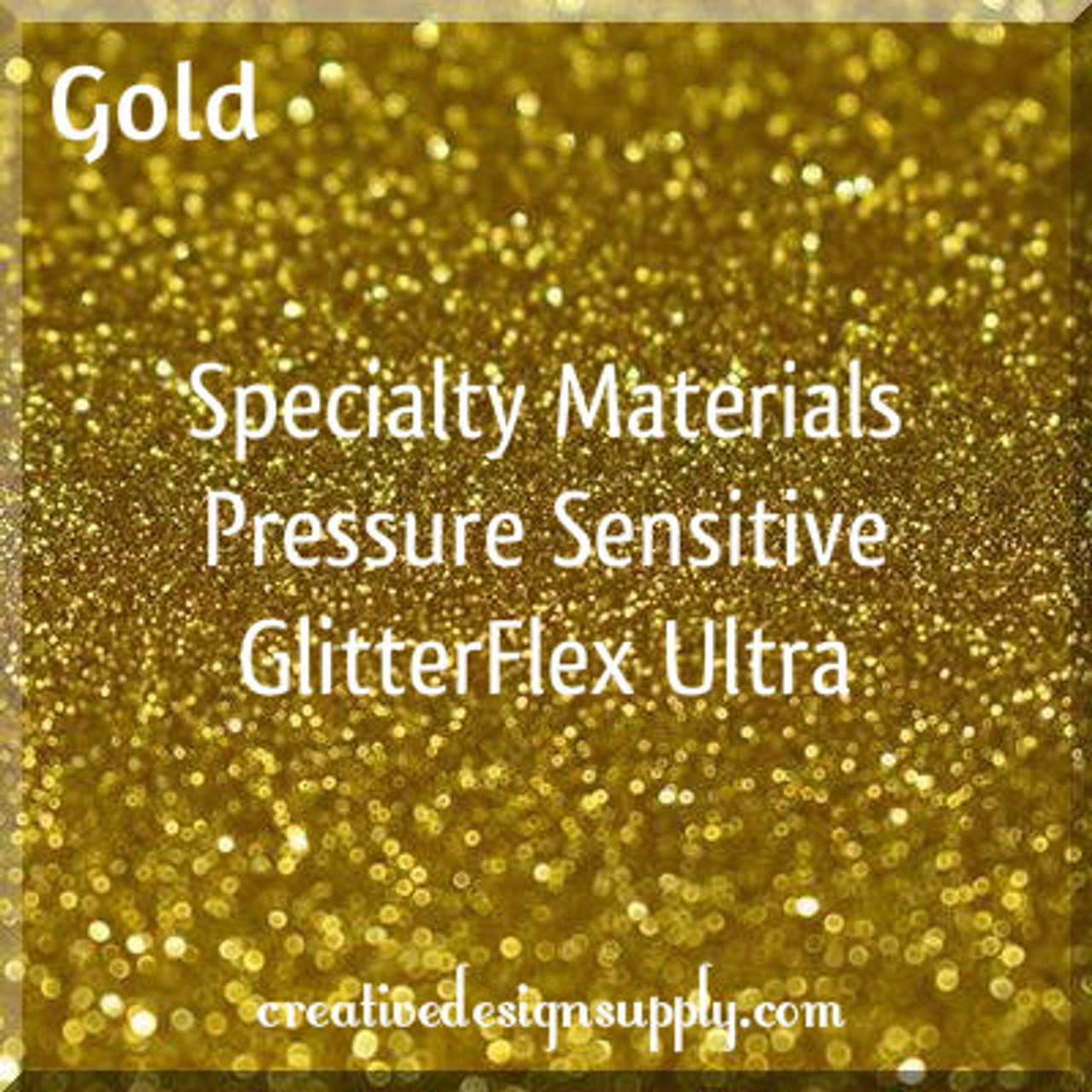 Pressure Sensitive GlitterFlex® Ultra | Gold