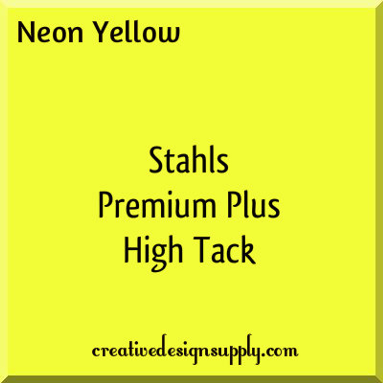 Stahls'® Cad-Cut® Premium Plus™ High Tack | Neon Yellow