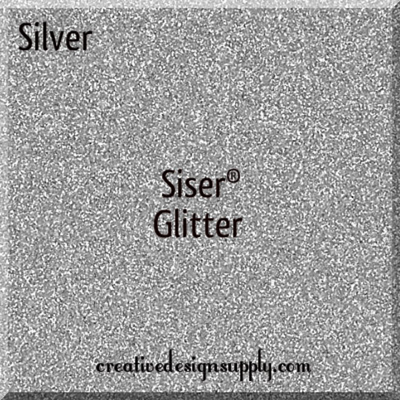 Silver Siser Glitter 20"