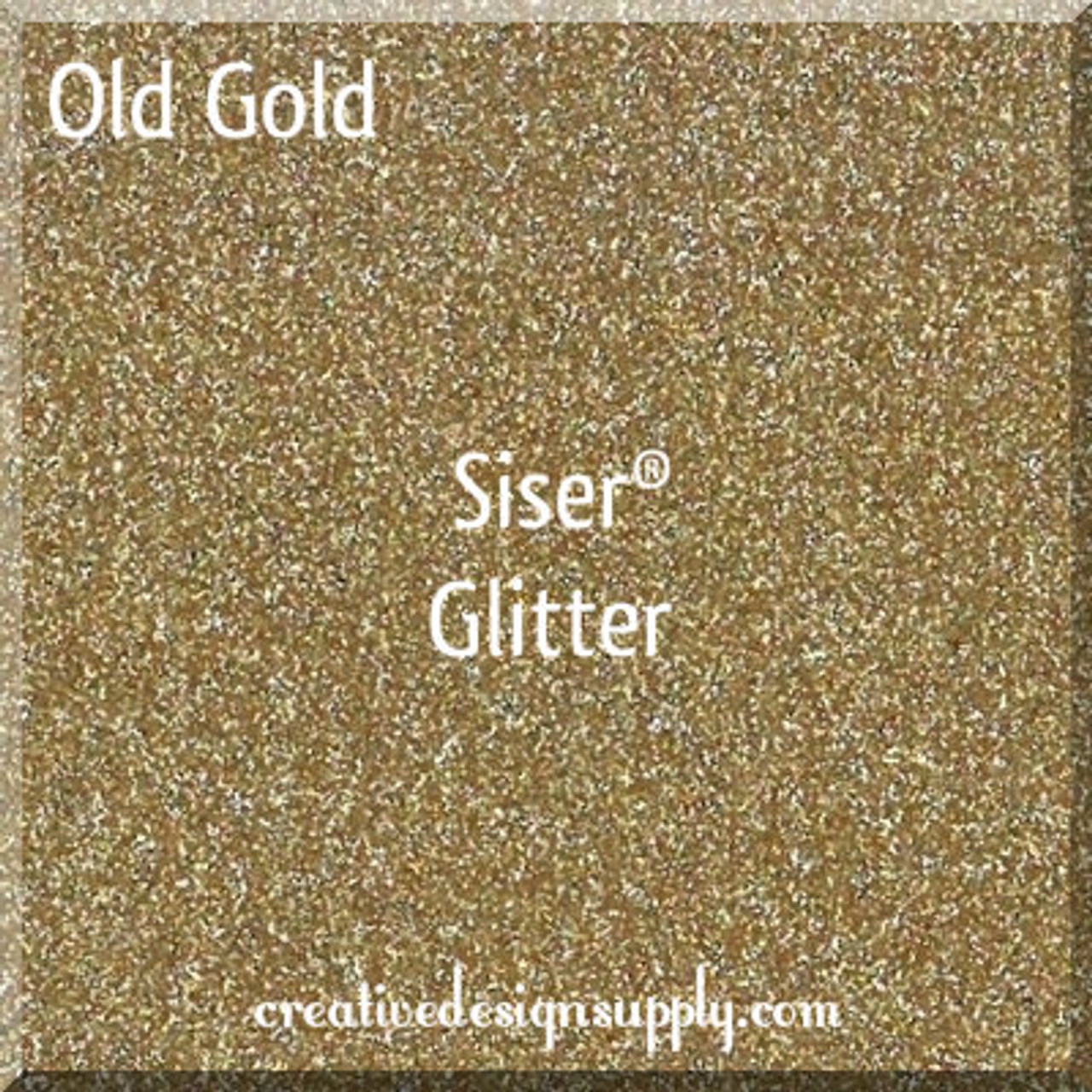 Old Gold - Siser Glitter 20 HTV – Blue Water Vinyl & Gifts