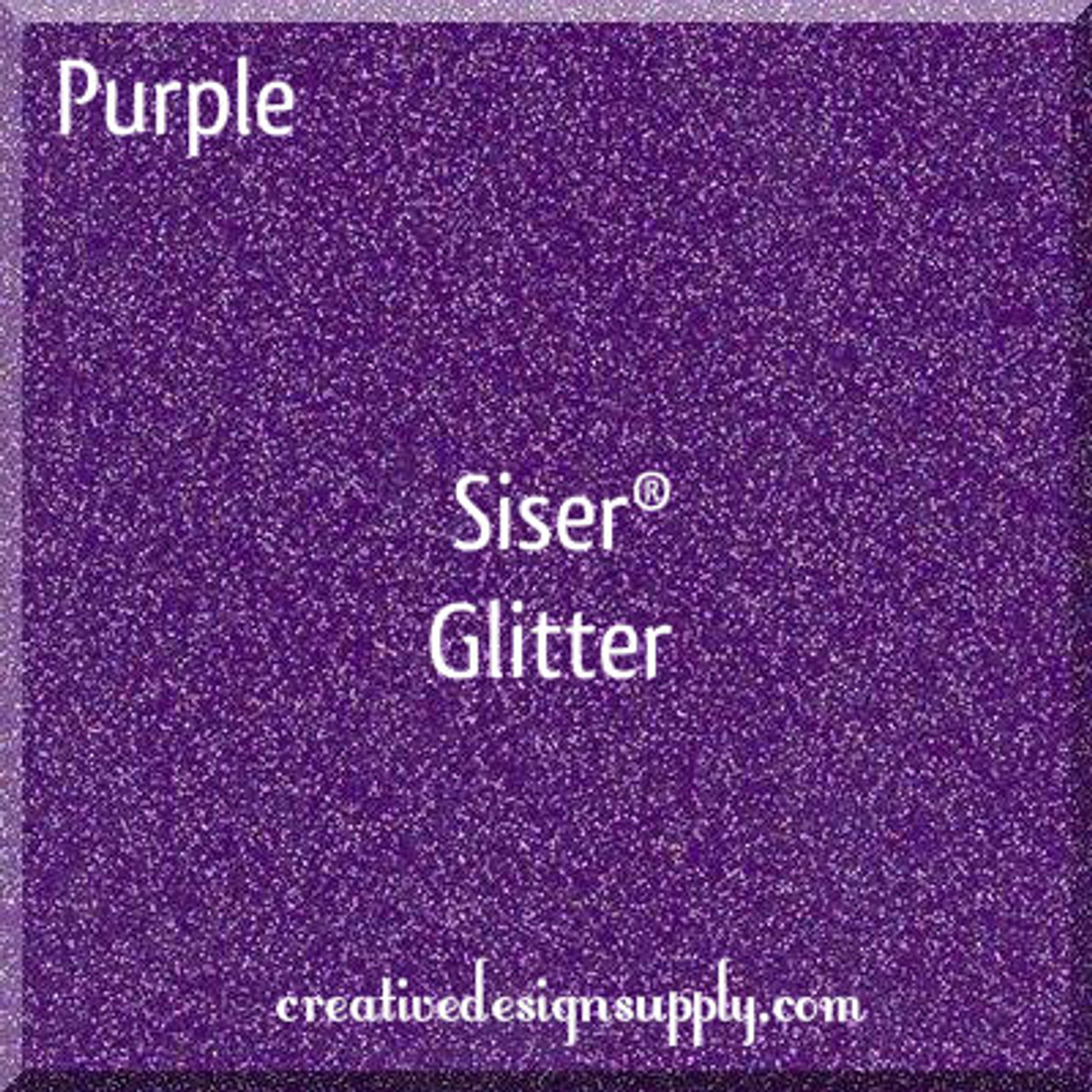 Purple Siser Glitter 20"