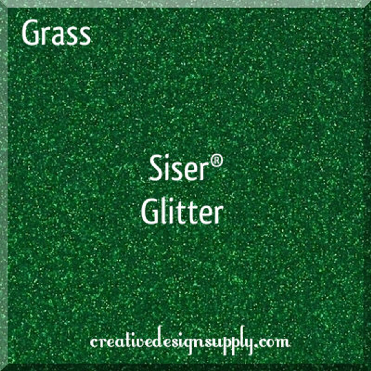 Siser Glitter HTV Grass Green Choose Your Length –