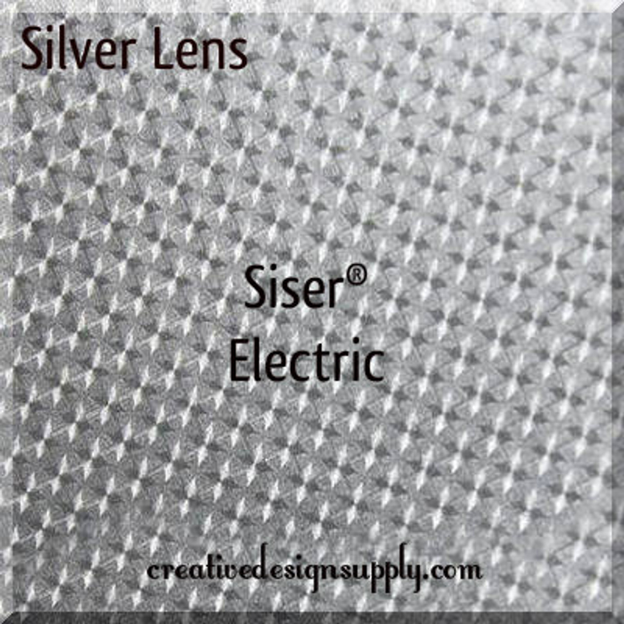 Siser® Electric Heat Transfer Vinyl | Silver Lens