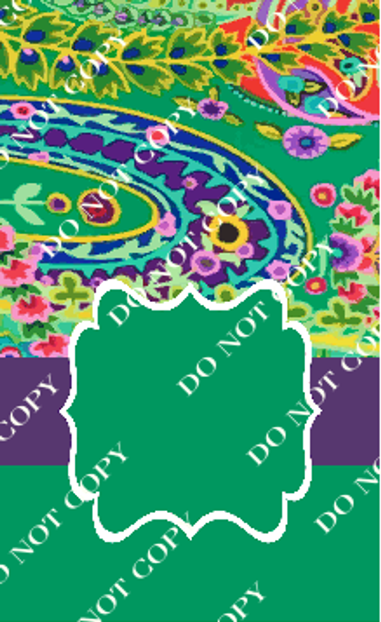 Paisley 5 Printed Garden Flag