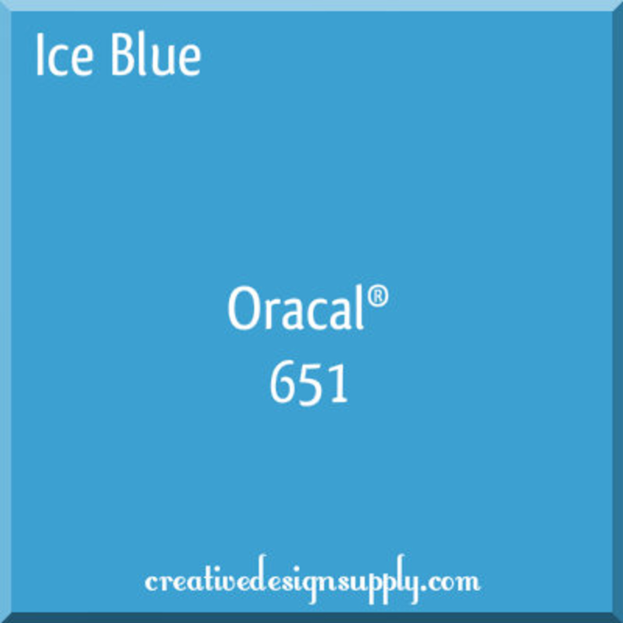 ORACAL 651 Permanent Vinyl, Ice Blue