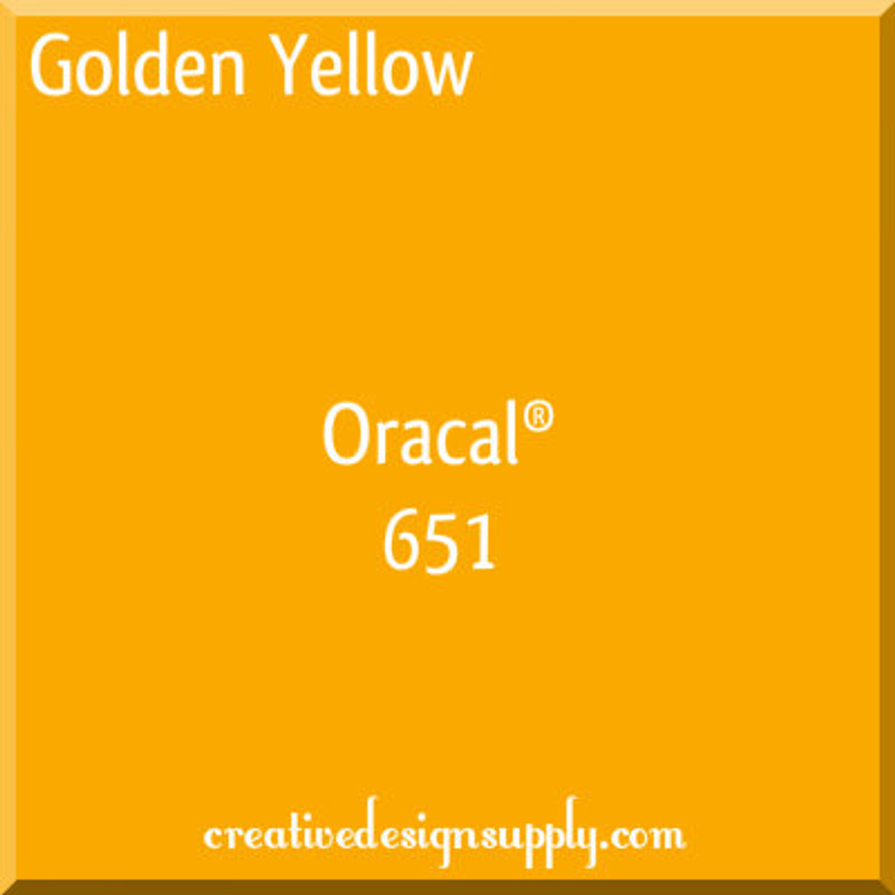 Oracal® 651 12" | Golden Yellow