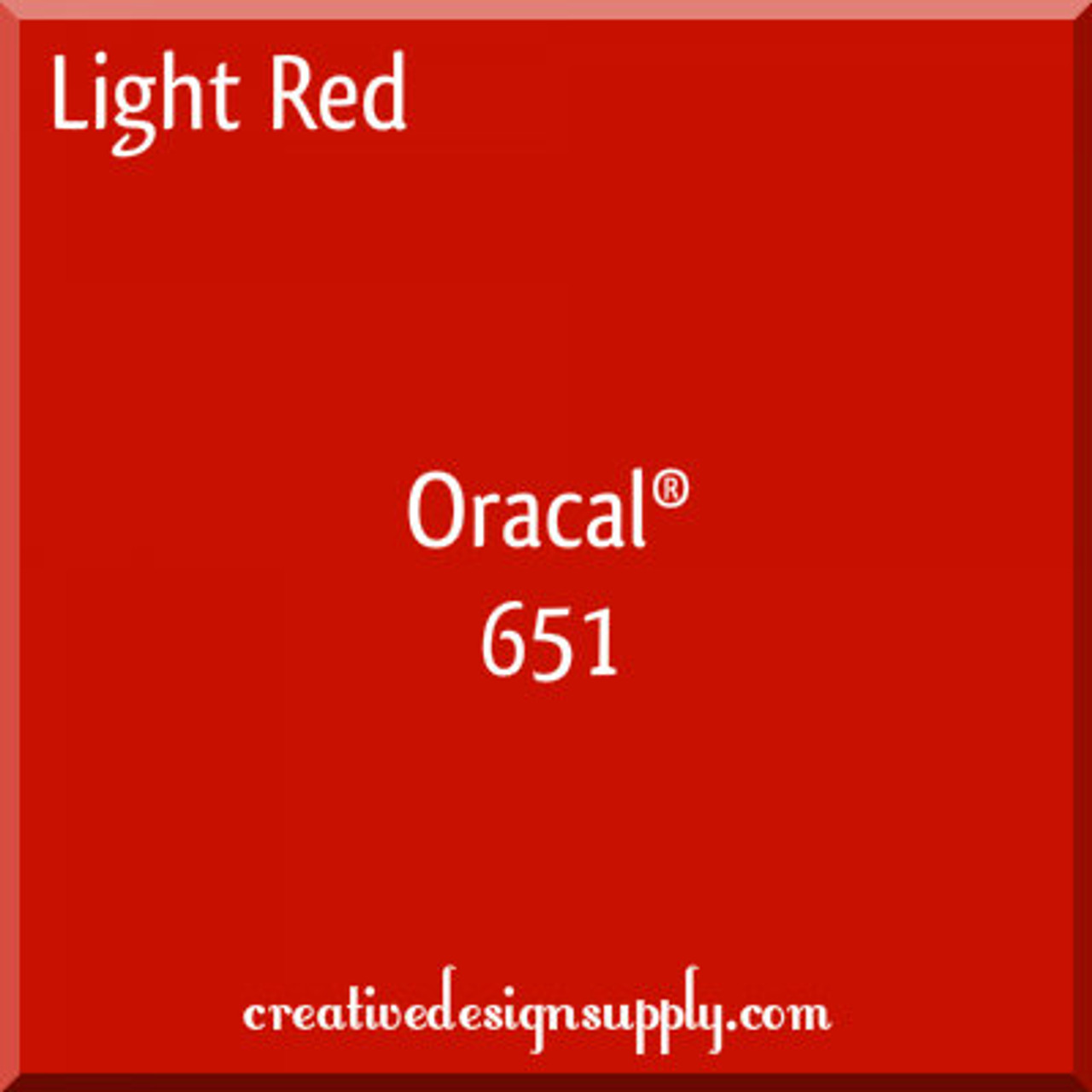 Oracal® 651 12" | Light Red