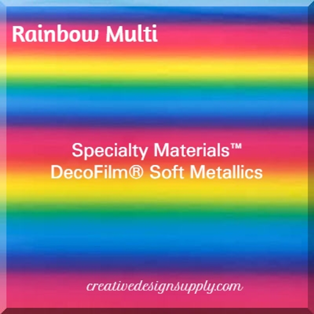 DecoFilm® Soft Metallics Rainbow Mulit