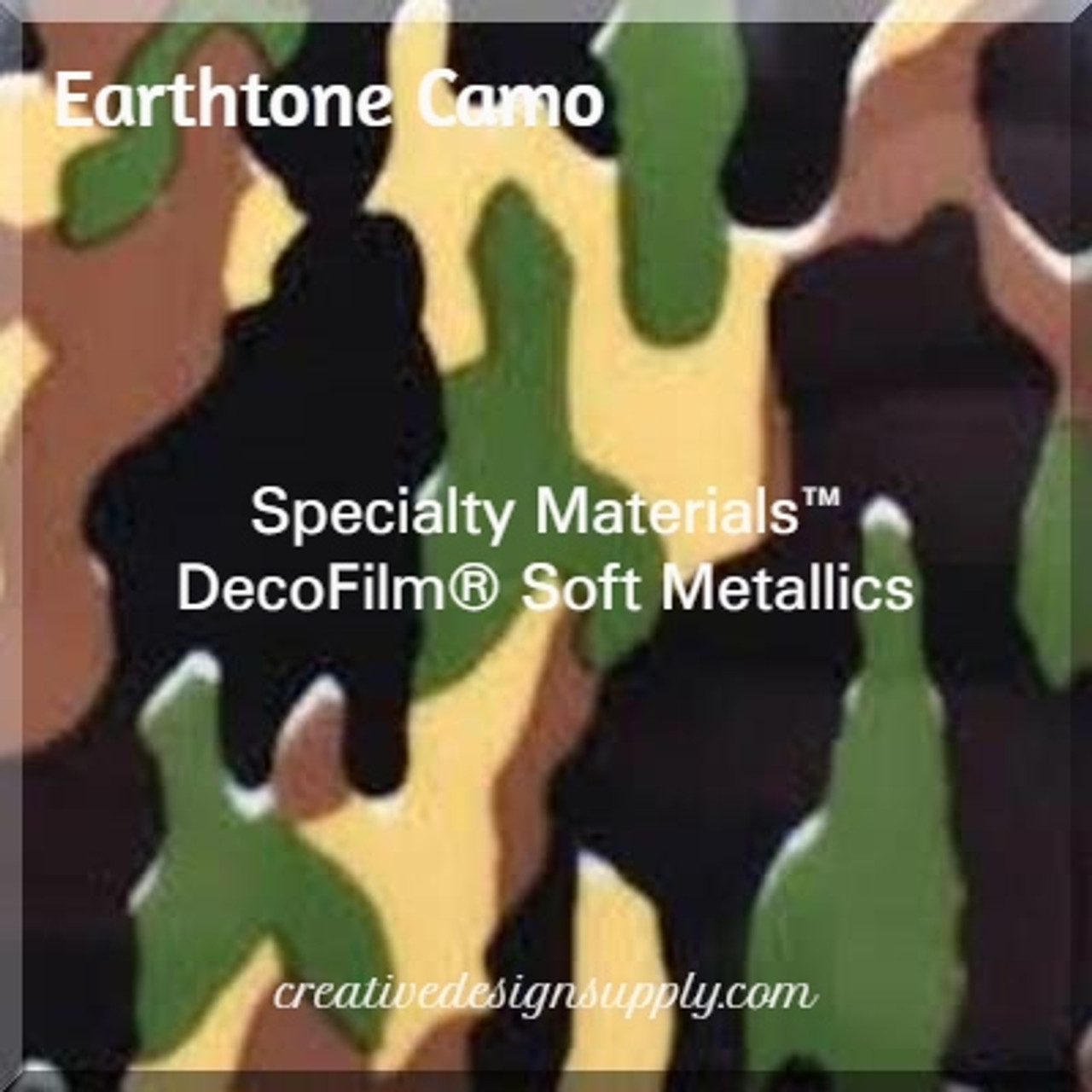 DecoFilm® Soft Metallics Earthtone Camo