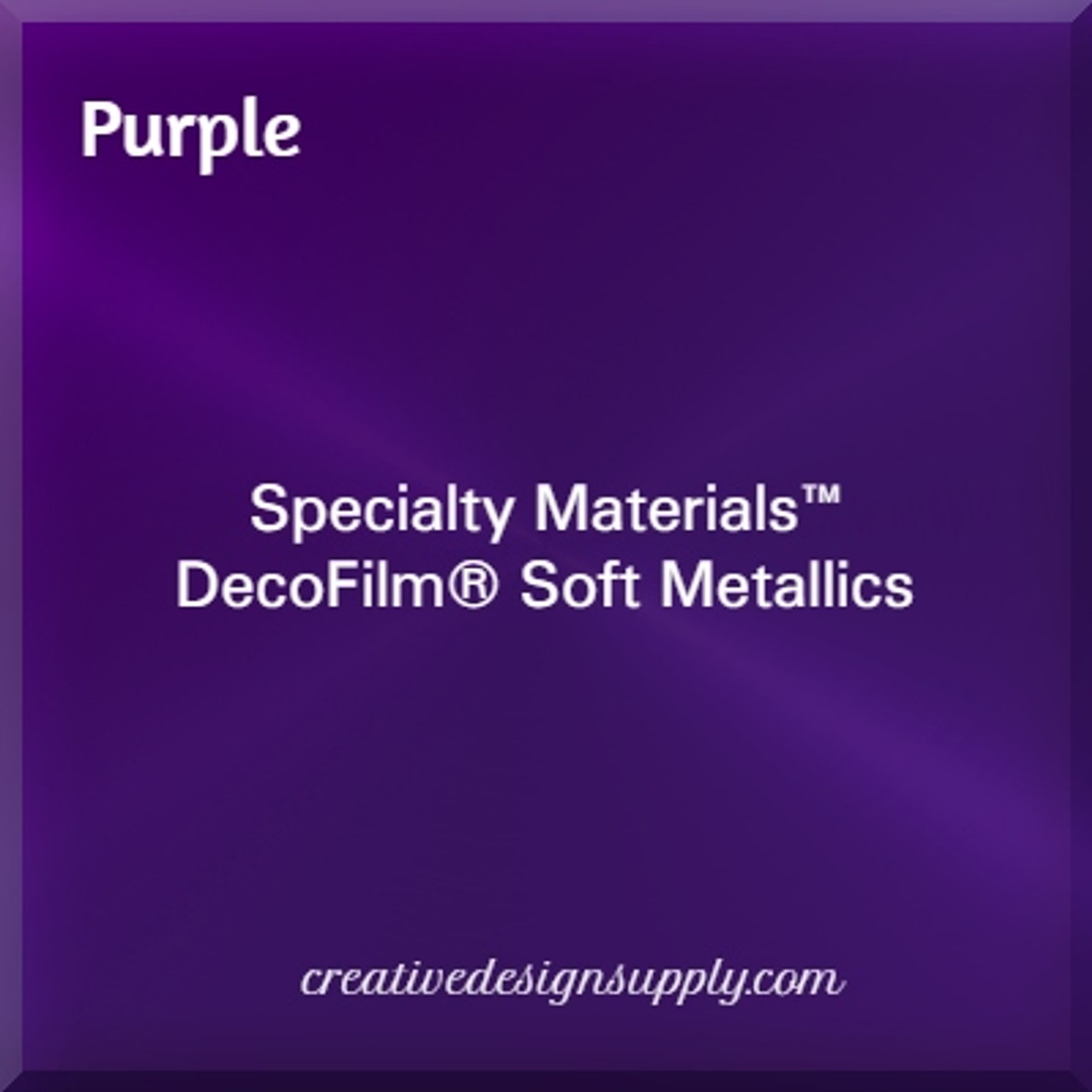 DecoFilm Soft Metallic Purple HTV (Read Description