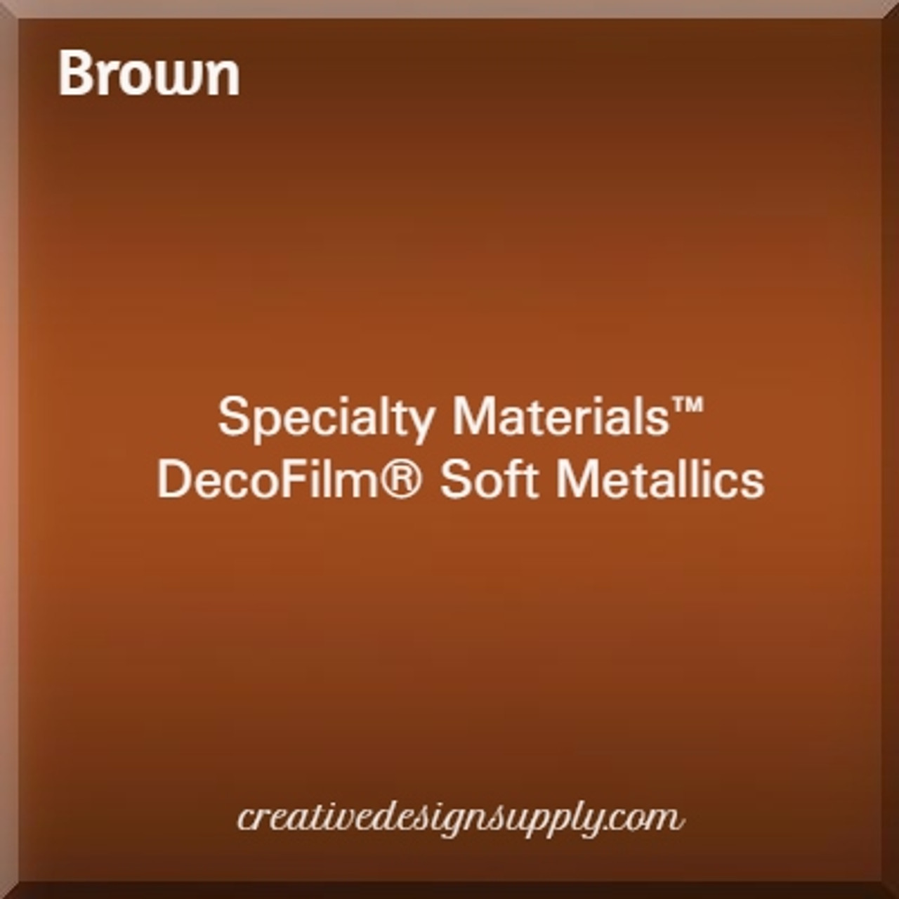 DecoFilm® Soft Metallics Brown