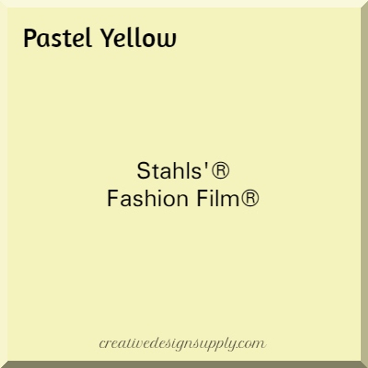 Stahls'® Cad-Cut® Fashion Film® | Pastel Yellow