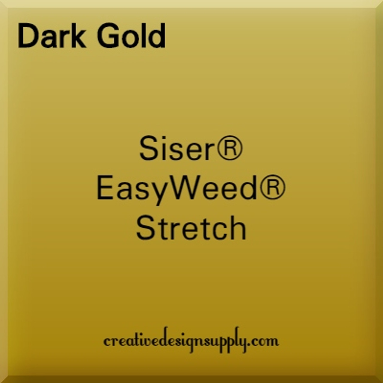 Siser® EasyWeed® Stretch Heat Transfer Vinyl | Dark Gold