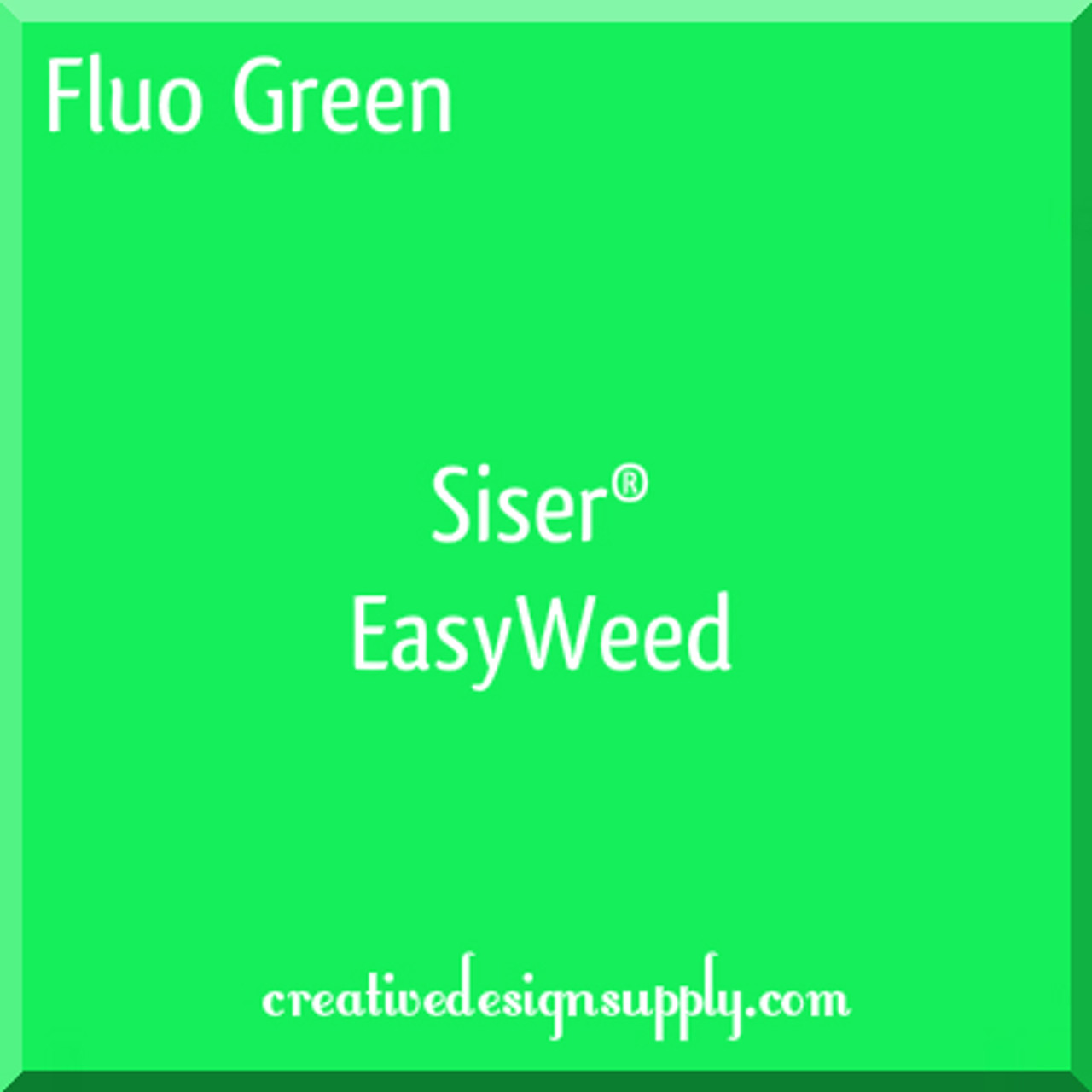 Siser® EasyWeed® Heat Transfer Vinyl | Fluorescent Green
