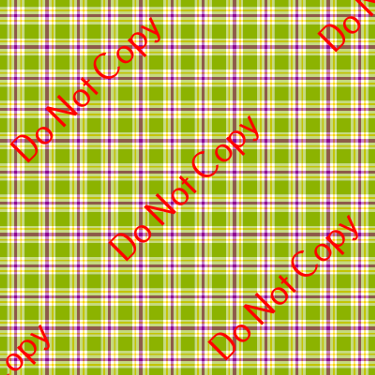 CDS Custom Printed Vinyl | Mardi Gras Preppy Plaid 1