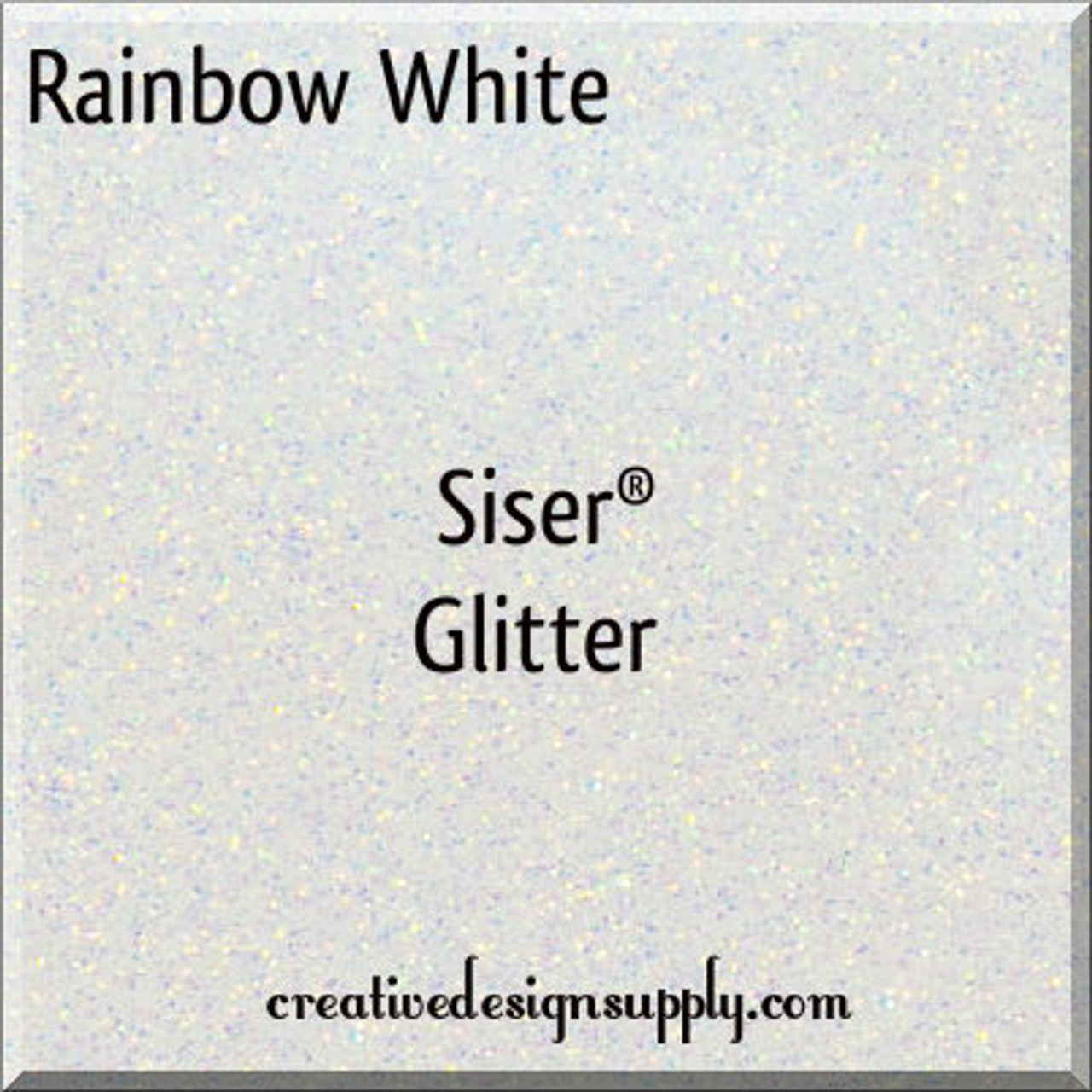 Siser® Rainbow White 12 Glitter