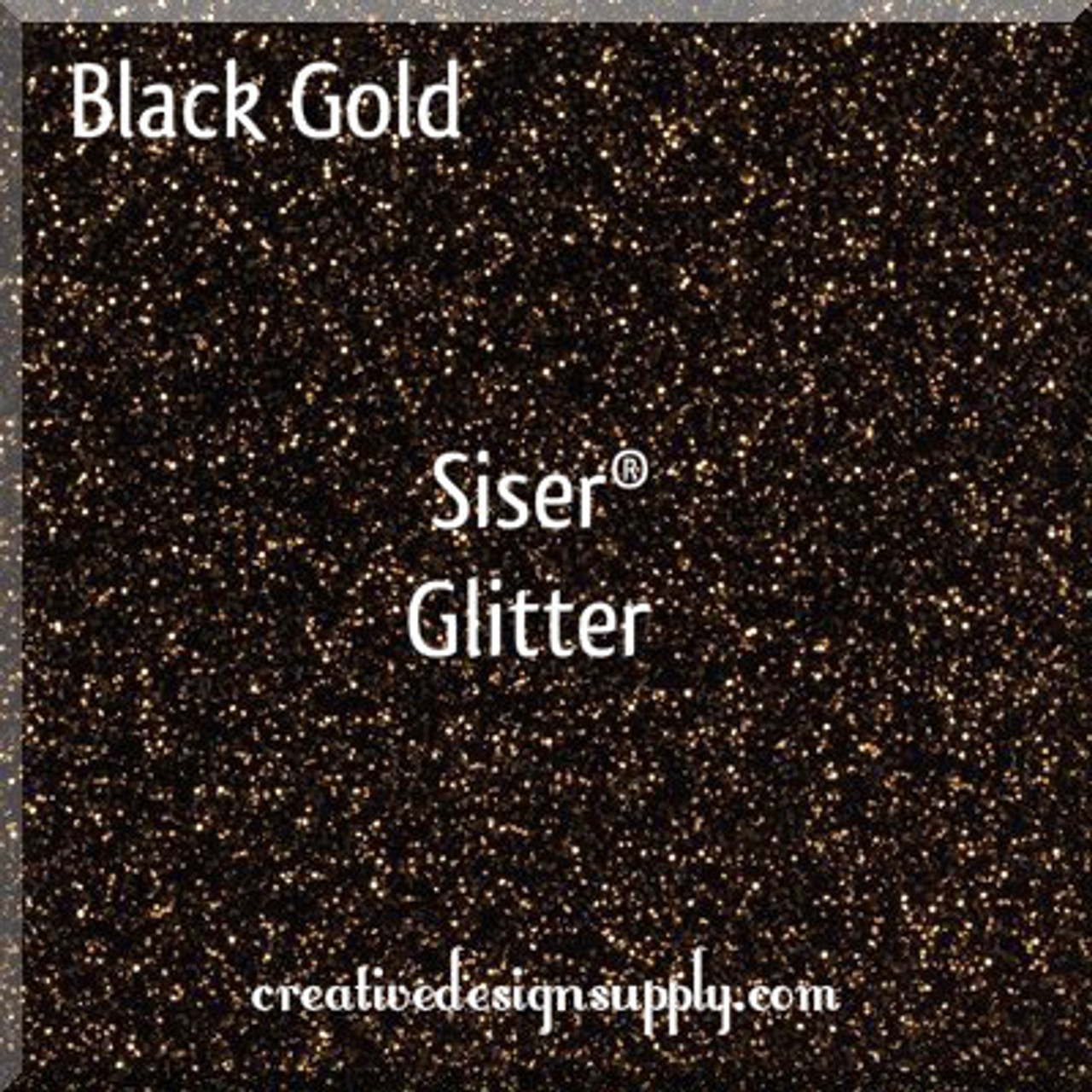 Siser Glitter Black Gold