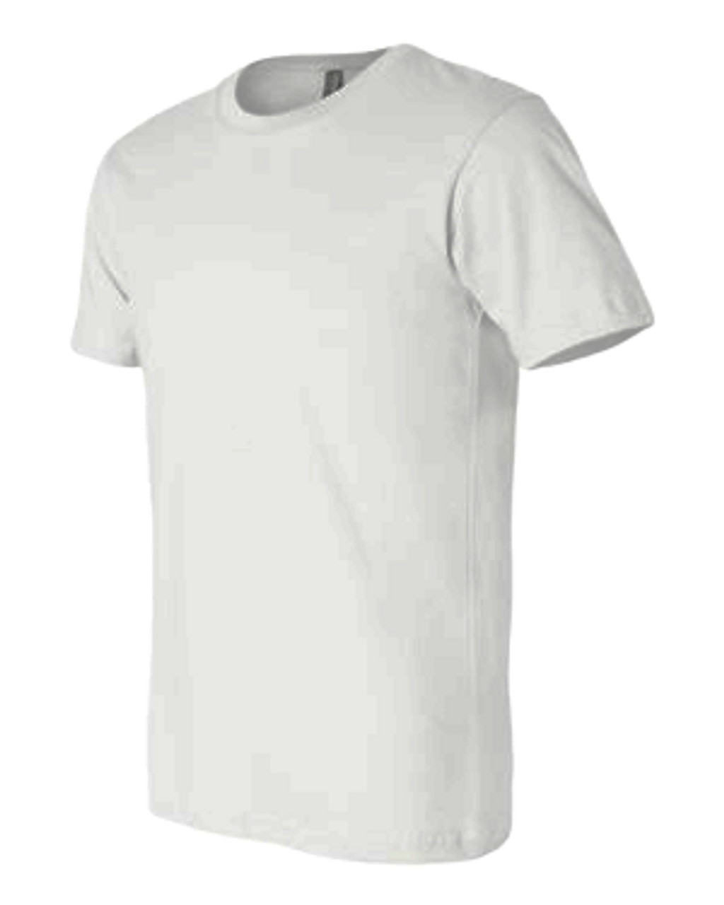 Bella Canvas 3001cvc Solid White Blend Unisex Heather Cvc T Shirt