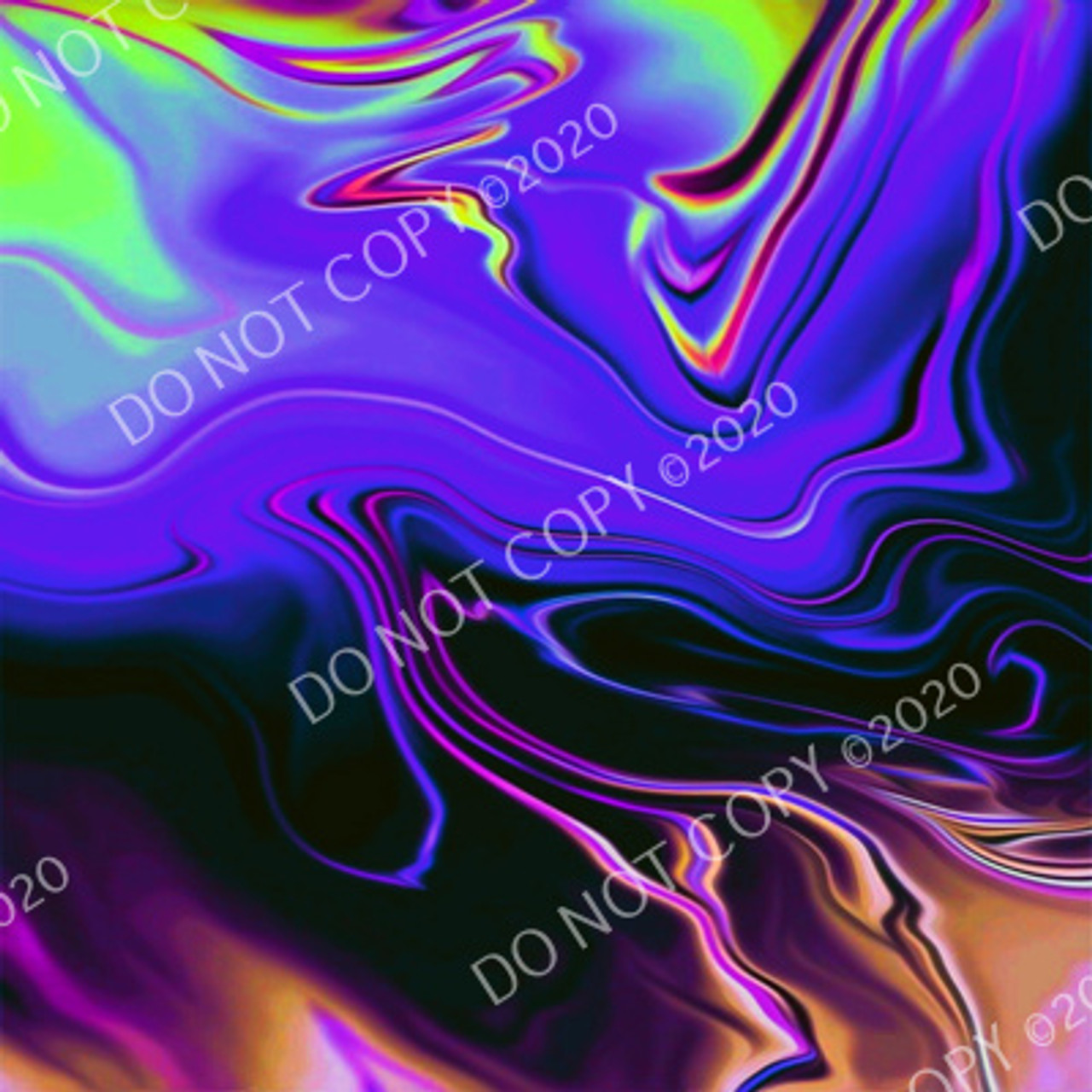 CDS Exclusive Printed Vinyl | Colorful Oil Slick 14