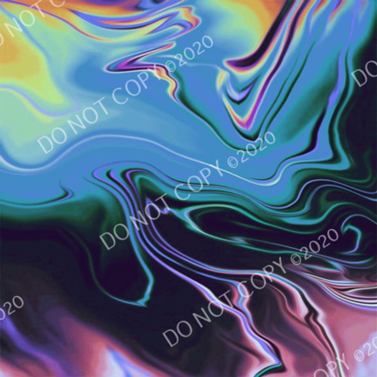 CDS Exclusive Printed Vinyl | Colorful Oil Slick 16