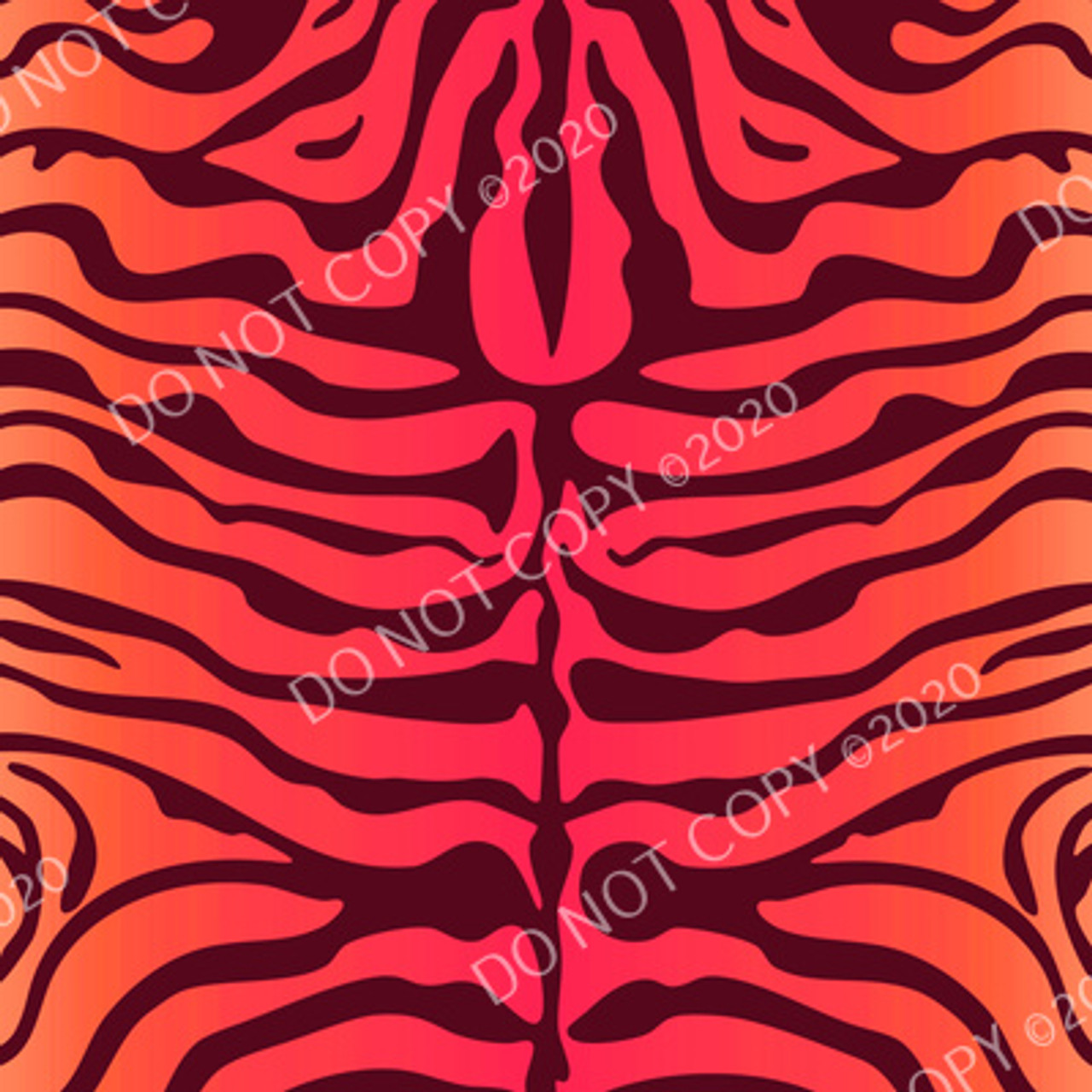CDS Exclusive Printed Vinyl | Colorful Tiger Stripes 11