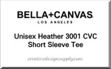 BC 3001 CVC Heather Tee