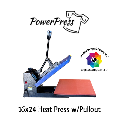 PowerPress Heat Press Machine 16x24 w/Pullout Planten