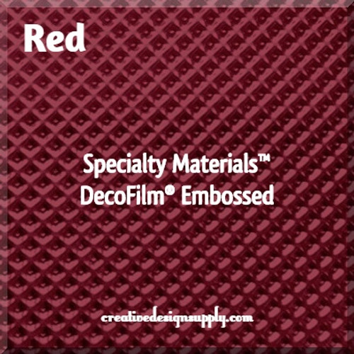 Specialty Materials™ DecoFilm® Embossed | Red