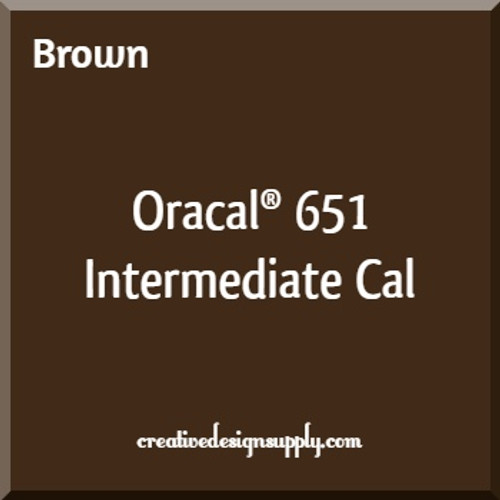 Oracal® 651 Intermediate Cal | Brown