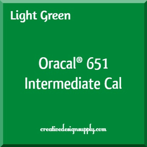 Oracal® 651 Intermediate Cal | Light Green