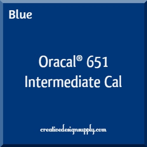 Oracal® 651 Intermediate Cal | Blue