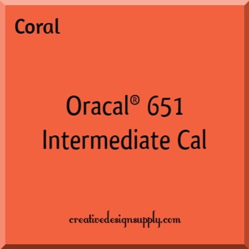 Oracal® 651 Intermediate Cal | Coral