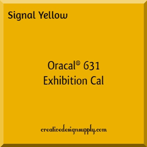 Oracal® 631 Exhibition Cal | Signal Yellow