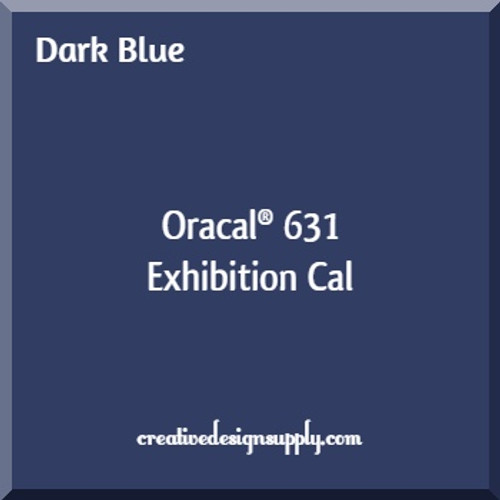 Oracal® 631 Exhibition Cal | Dark Blue