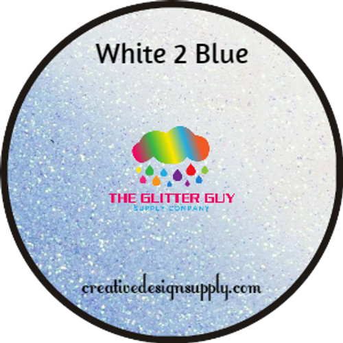 The Glitter Guy | White 2 Blue