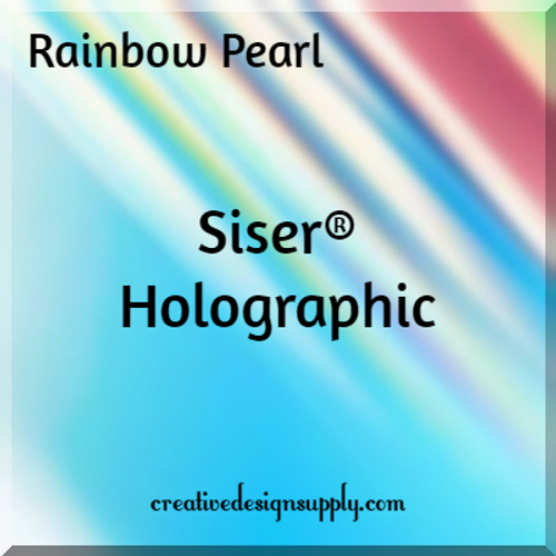 Siser Holographic Heat Transfer Vinyl (HTV) - Rainbow– Swing Design